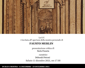 Mostra personale di Fausto Merlin